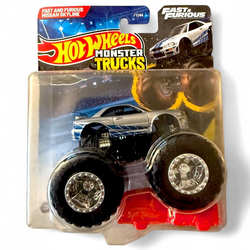 Hot Wheels Monster Trucks Fast & Furious Nissan Skyline GT-R R34